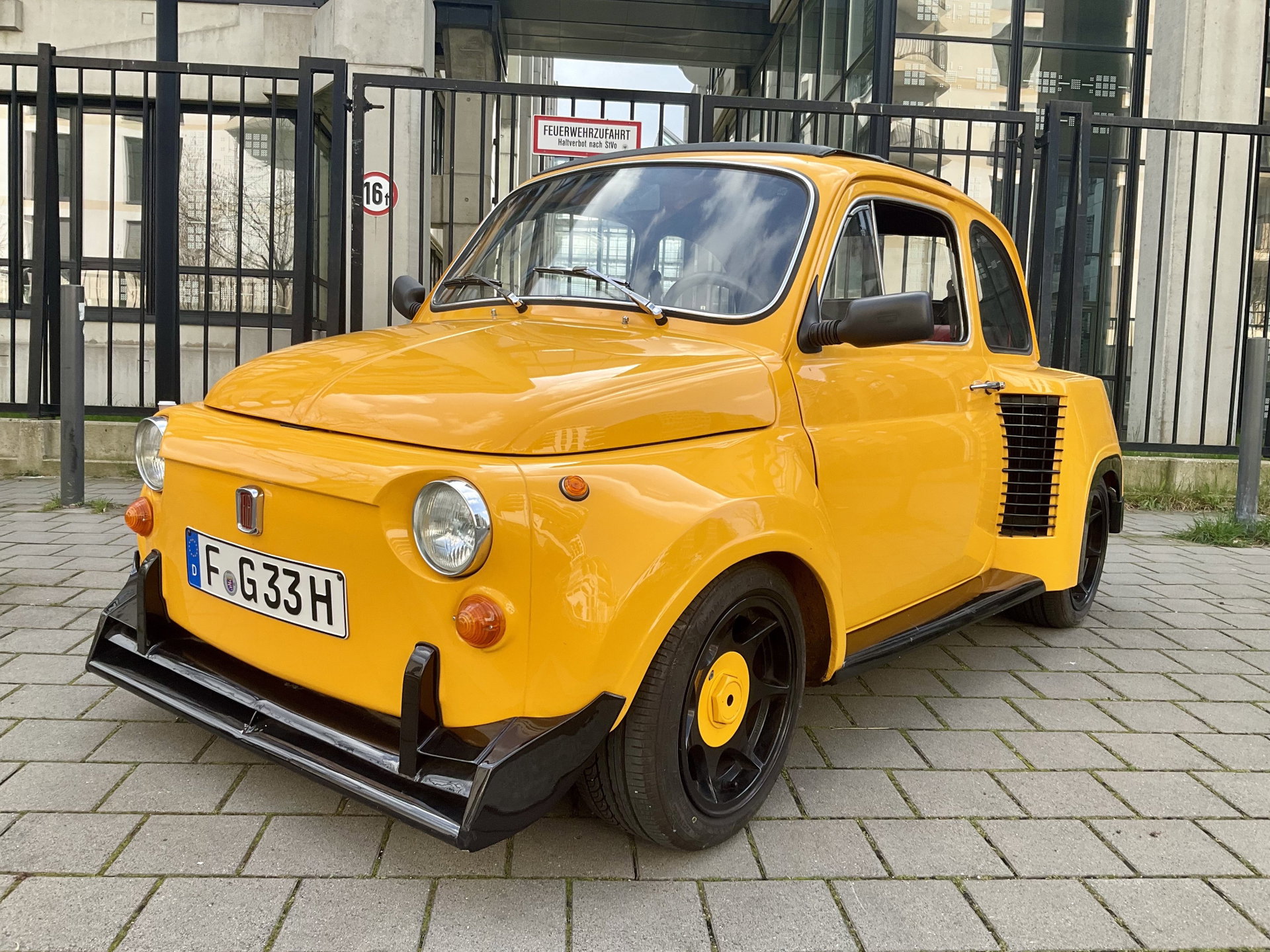 1972 Fiat 500 - Fiat 500 Unikat 952ccm (A 112) widebody muscle car H-Zulassung - Kein GFk, foto 5