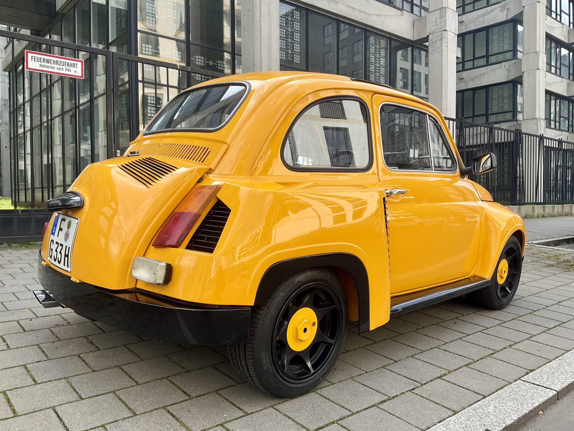 1972 Fiat 500 - Fiat 500 Unikat 952ccm (A 112) widebody muscle car H-Zulassung - Kein GFk, foto 4