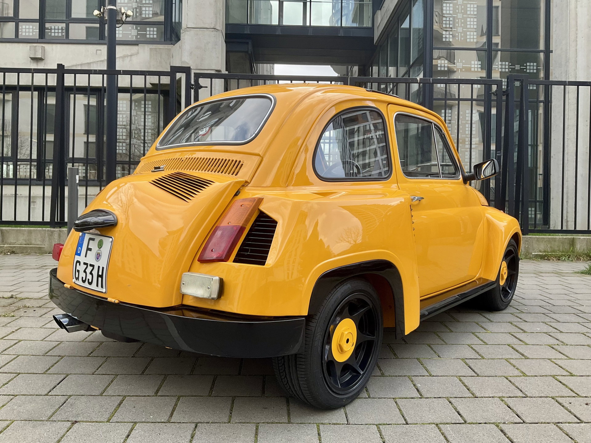 1972 Fiat 500 - Fiat 500 Unikat 952ccm (A 112) widebody muscle car H-Zulassung - Kein GFk, foto 10