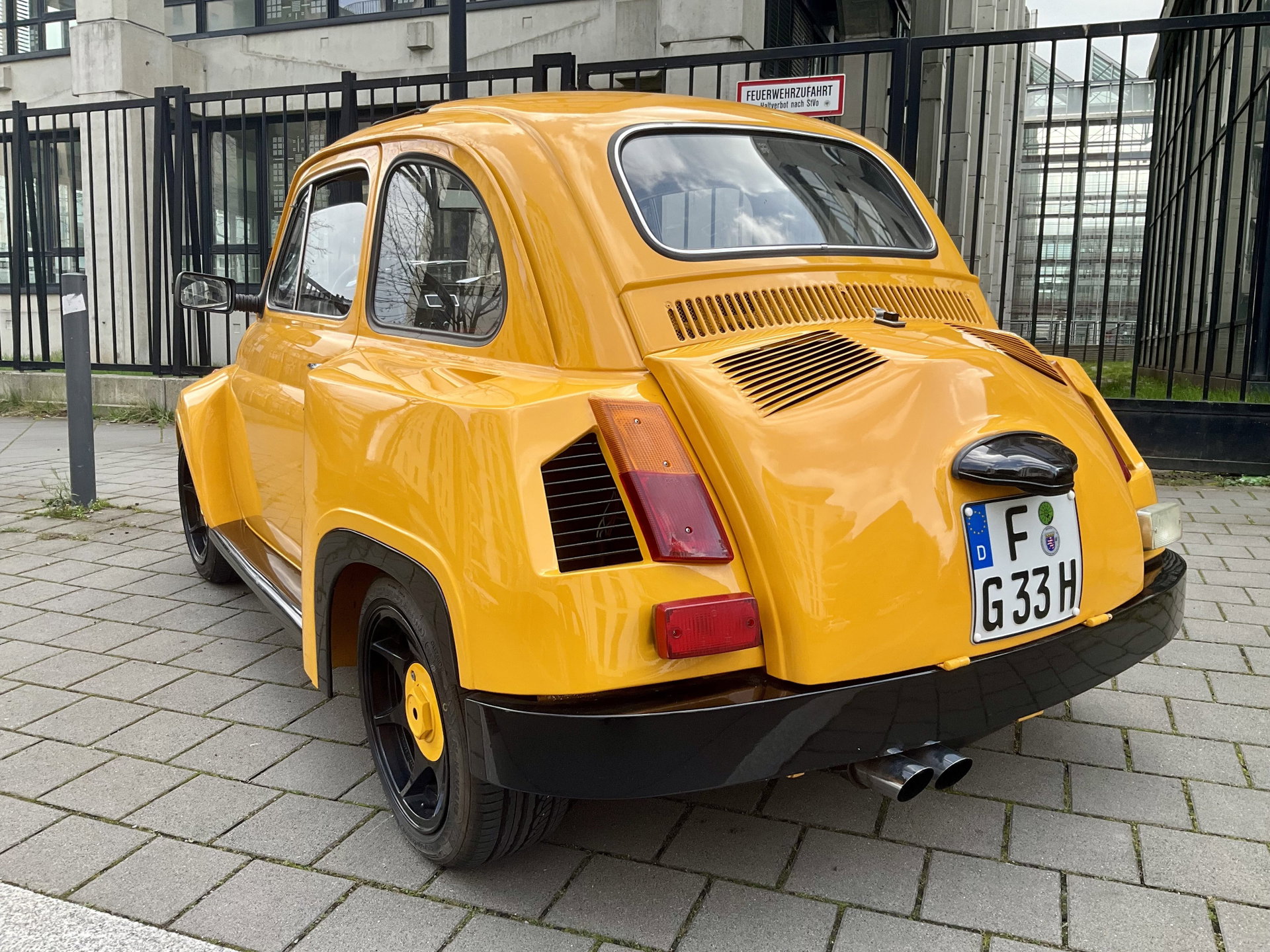 1972 Fiat 500 - Fiat 500 Unikat 952ccm (A 112) widebody muscle car H-Zulassung - Kein GFk, foto 8