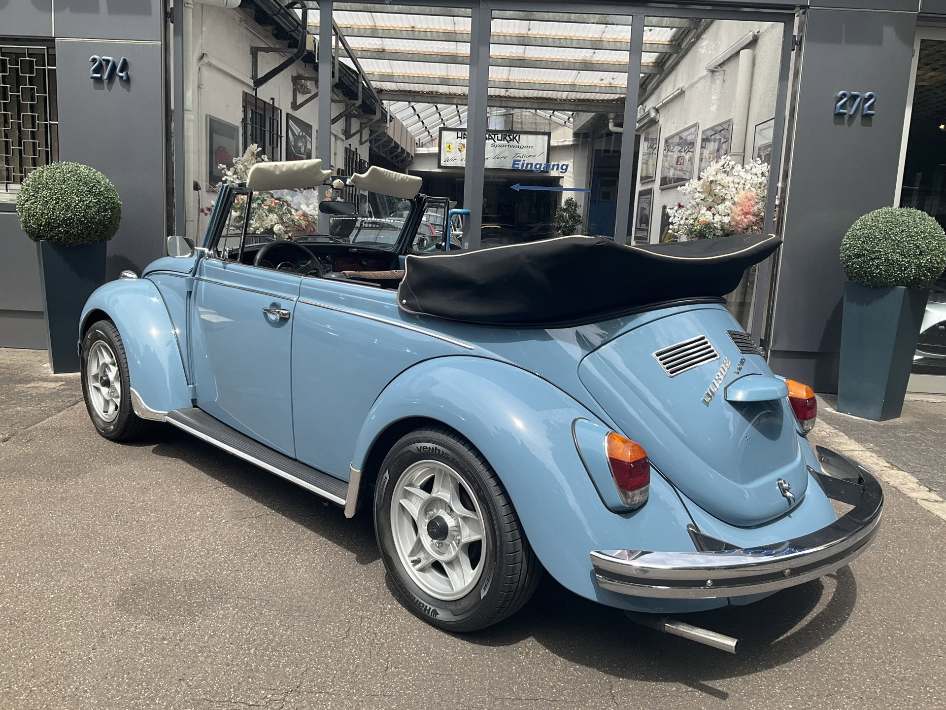 1972 VW Beetle - Käfer 1302 Cabriolet Original-Auslieferungsfarbe Solex-Doppelvergaser, Ölkühler, VDO-Instrumente, Sportsitze, H-Kennzeichen + Zustandsbericht, foto 6