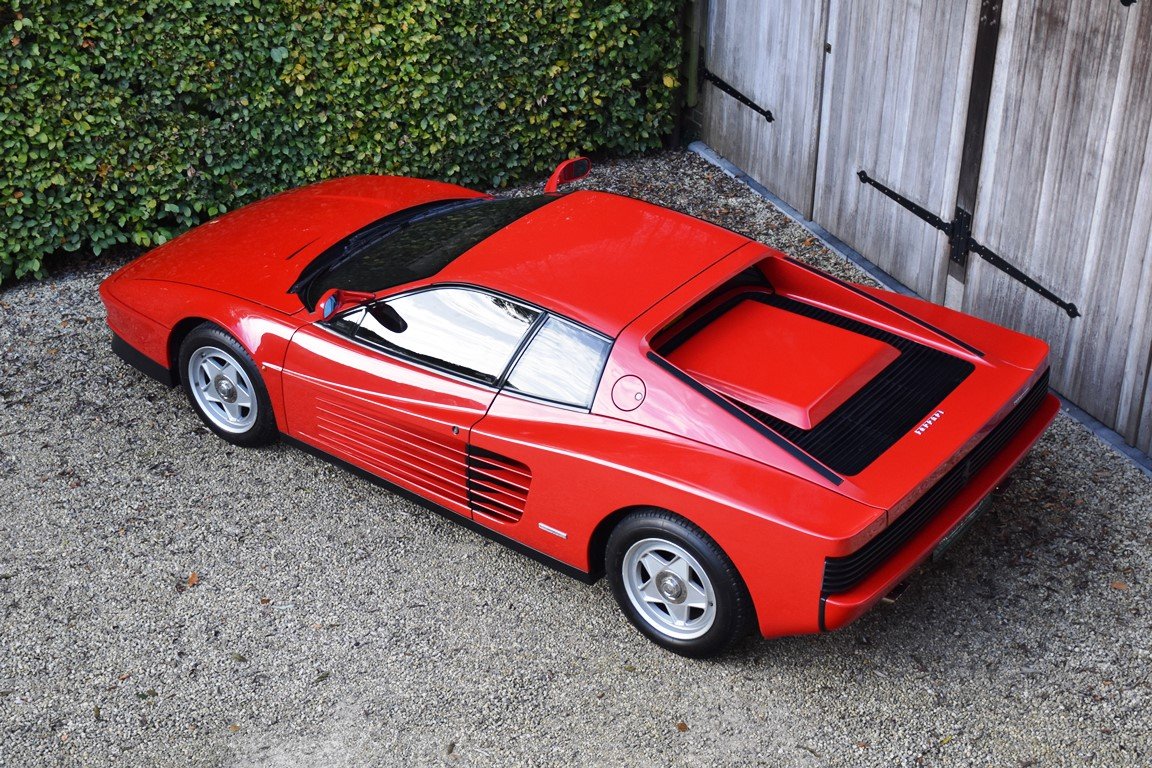 1986 Ferrari Testarossa - Monospecchio. Rare factory option of two flying mirrors., foto 6