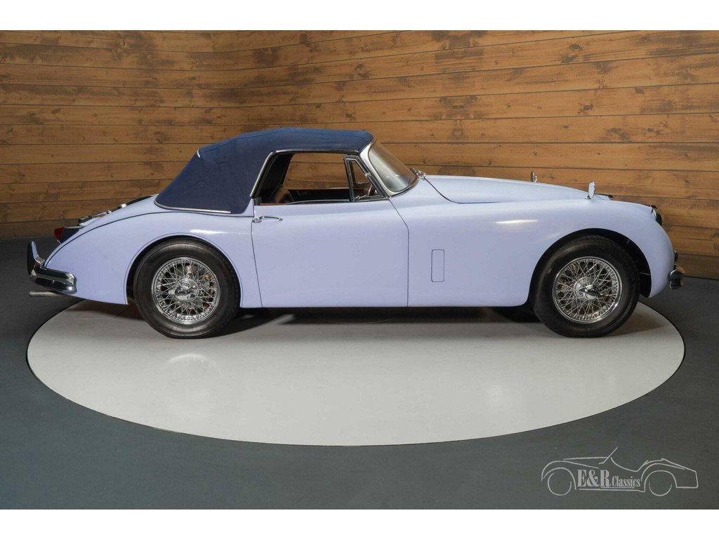 1960 Jaguar XK 150 - Cabrio | Gerestaureerd | Hermès Blauw | 1960, foto 9