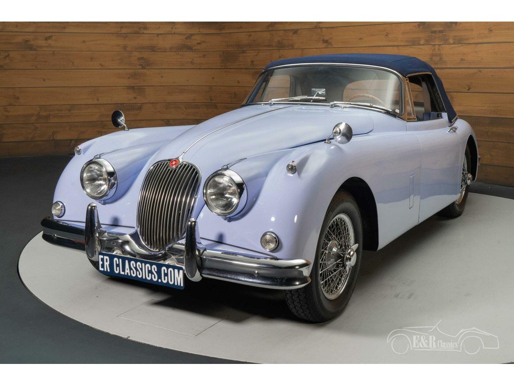 1960 Jaguar XK 150 - Cabrio | Gerestaureerd | Hermès Blauw | 1960, foto 7