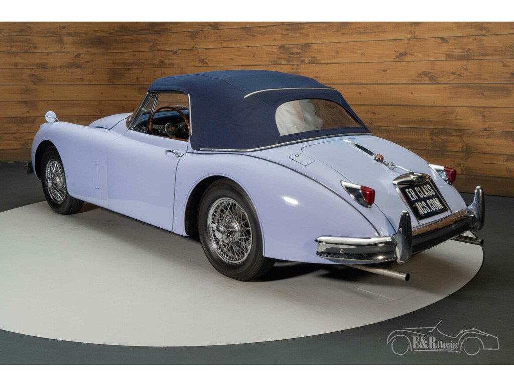 1960 Jaguar XK 150 - Cabrio | Gerestaureerd | Hermès Blauw | 1960, foto 8