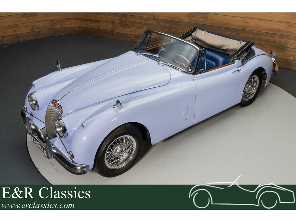1960 Jaguar XK 150 - Cabrio | Gerestaureerd | Hermès Blauw | 1960, foto 1