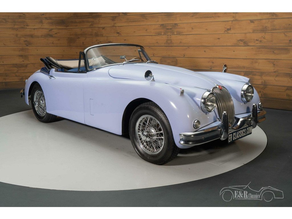 1960 Jaguar XK 150 - Cabrio | Gerestaureerd | Hermès Blauw | 1960, foto 4