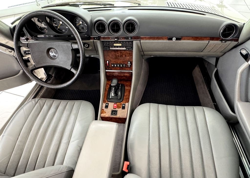 1985 Mercedes-Benz SL - Mercedes SL 500 Roadster 62887 Km Klima Leder R107 2+2 Sitzer, foto 7