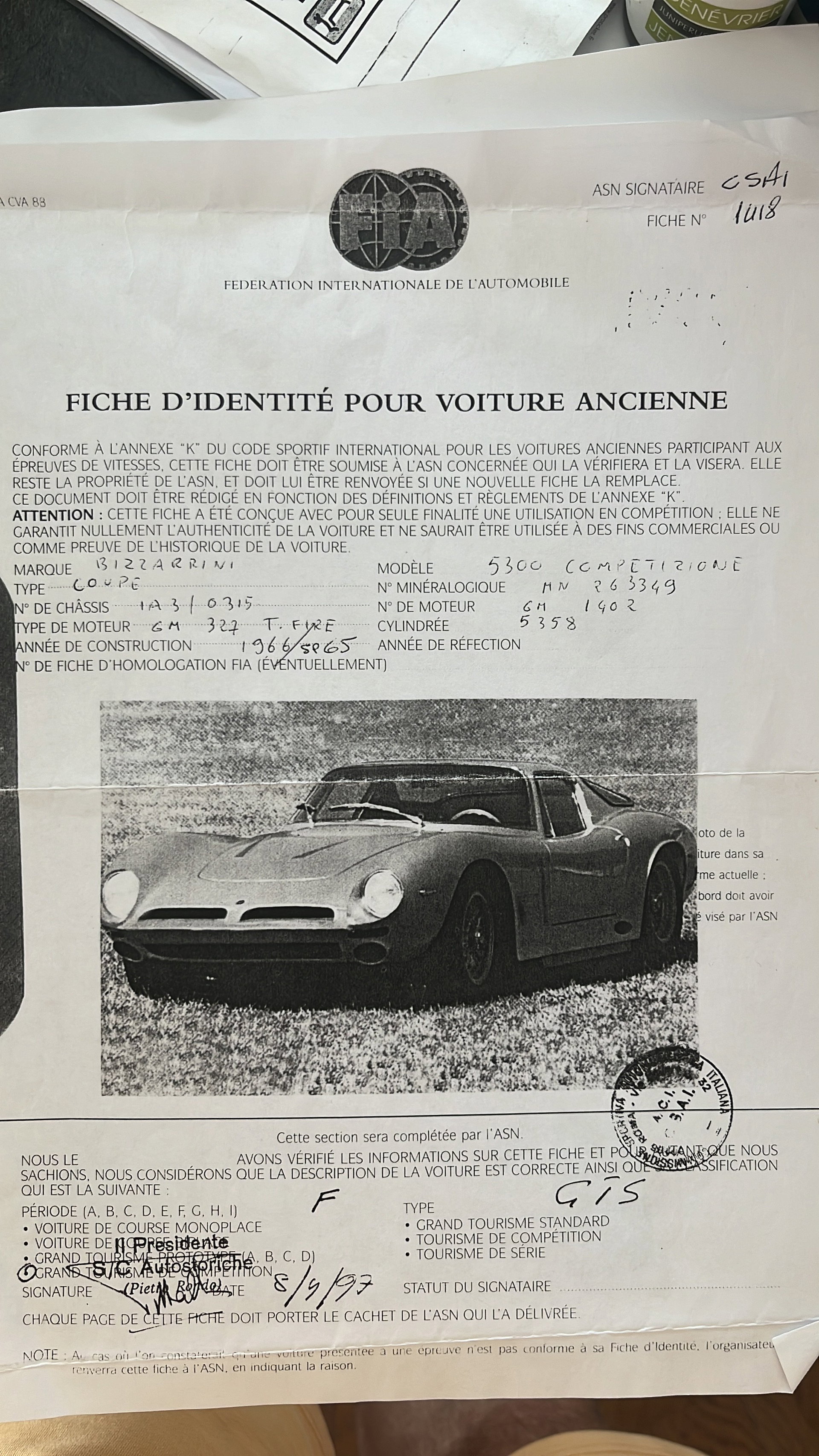 1965 Bizzarrini 5300 GT - Alloy Race car, foto 7