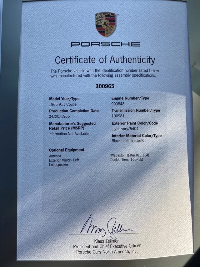 1965 Porsche 911, foto 9