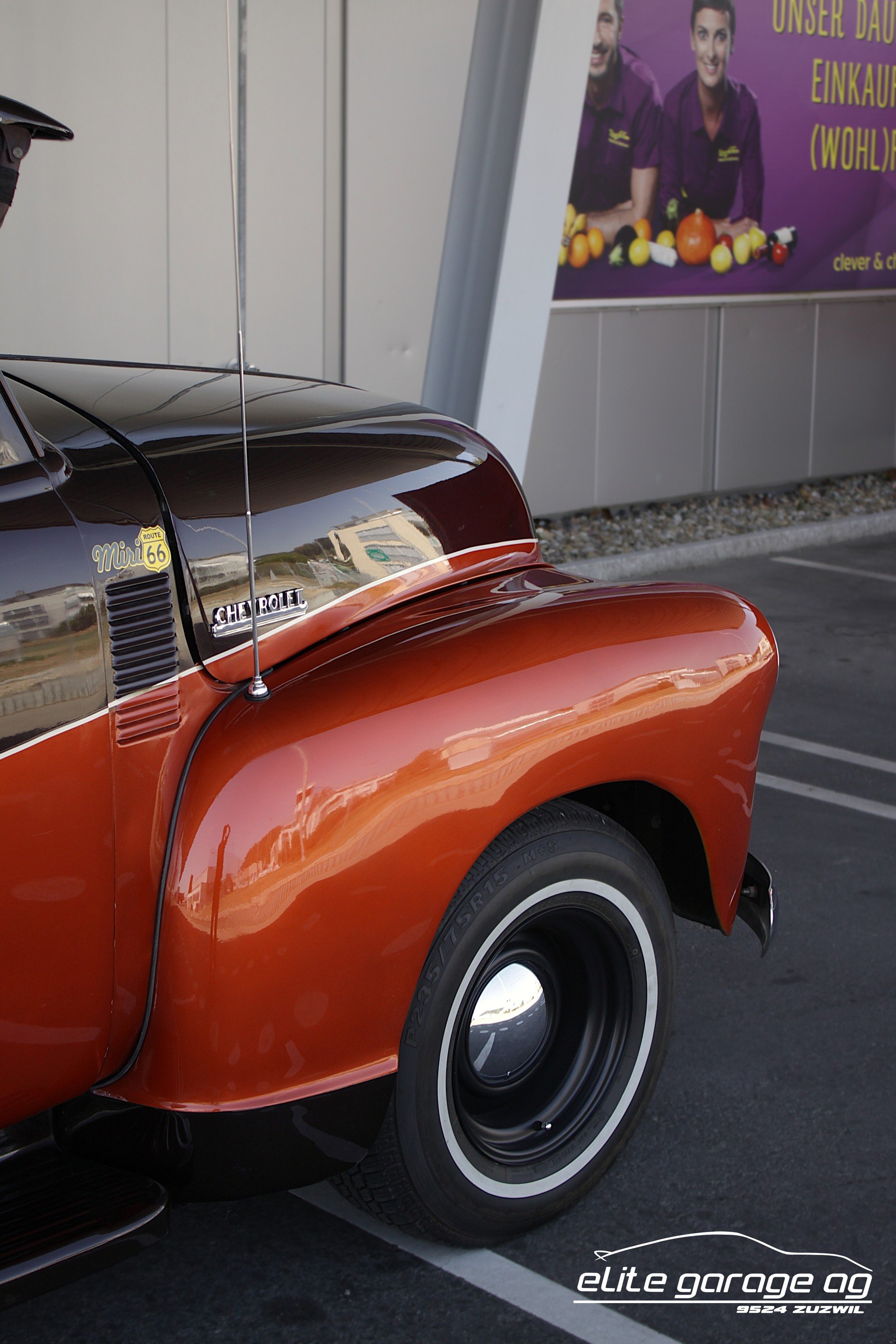 1954 Chevrolet Pick-Up - Pick Up 3100 + Harley Davidson Flathead WL50 (VETERANENGEPRÜFT), foto 10