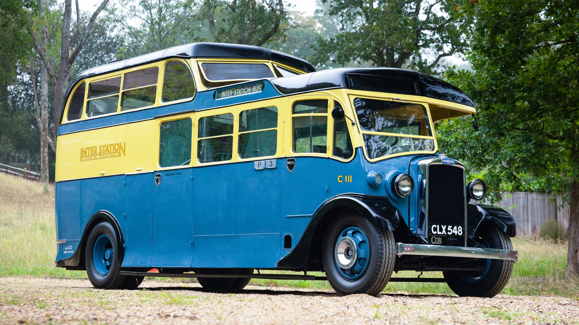 1936 Leyland Double-Decker Bus - Cub London Transport Interstation Bus, foto 10