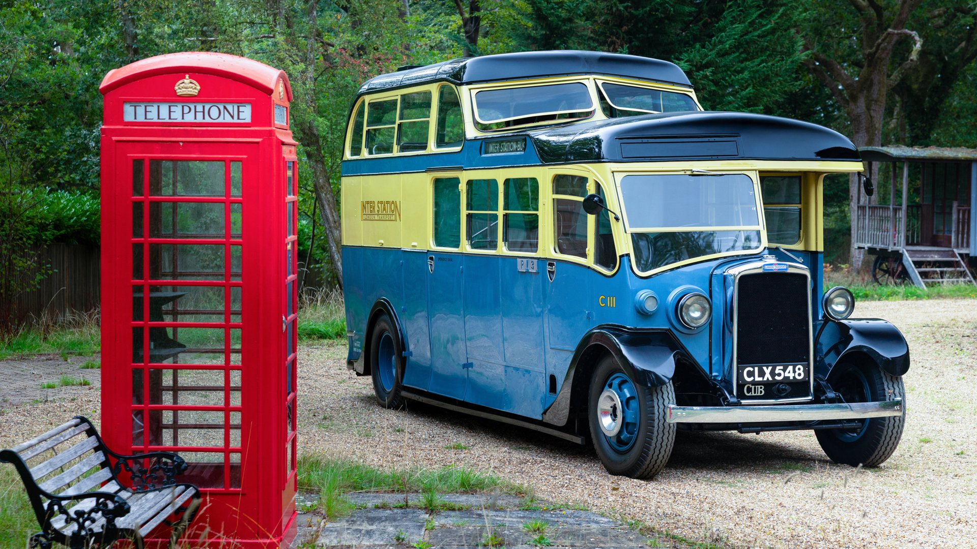 1936 Leyland Double-Decker Bus - Cub London Transport Interstation Bus, foto 11