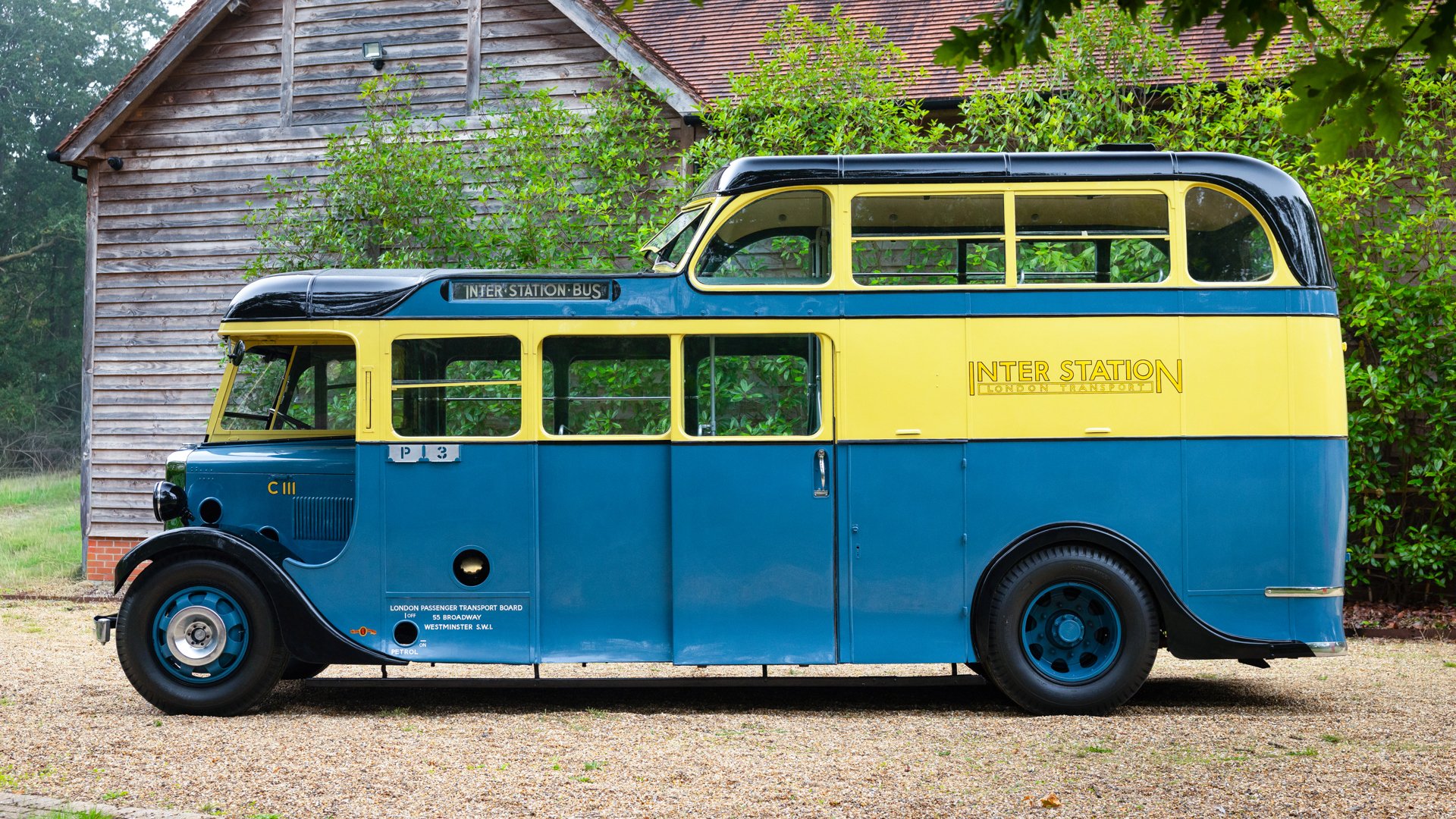 1936 Leyland Double-Decker Bus - Cub London Transport Interstation Bus, foto 5