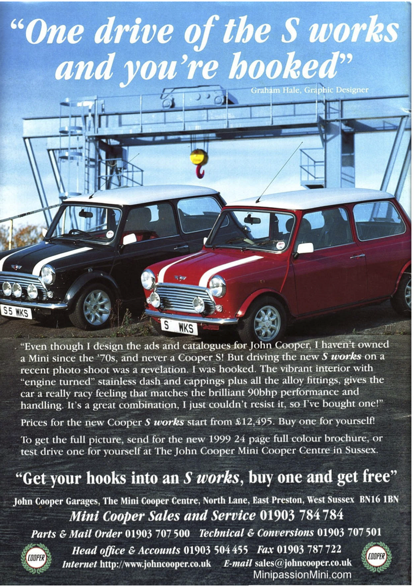 1998 MINI Cooper - 1.3 MPI - Cooper S WORKS n°2, foto 5