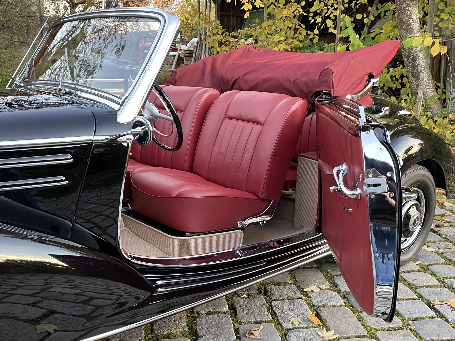 1954 Mercedes-Benz 220 - Cabriolet A First Class! Curved Windshield, foto 2
