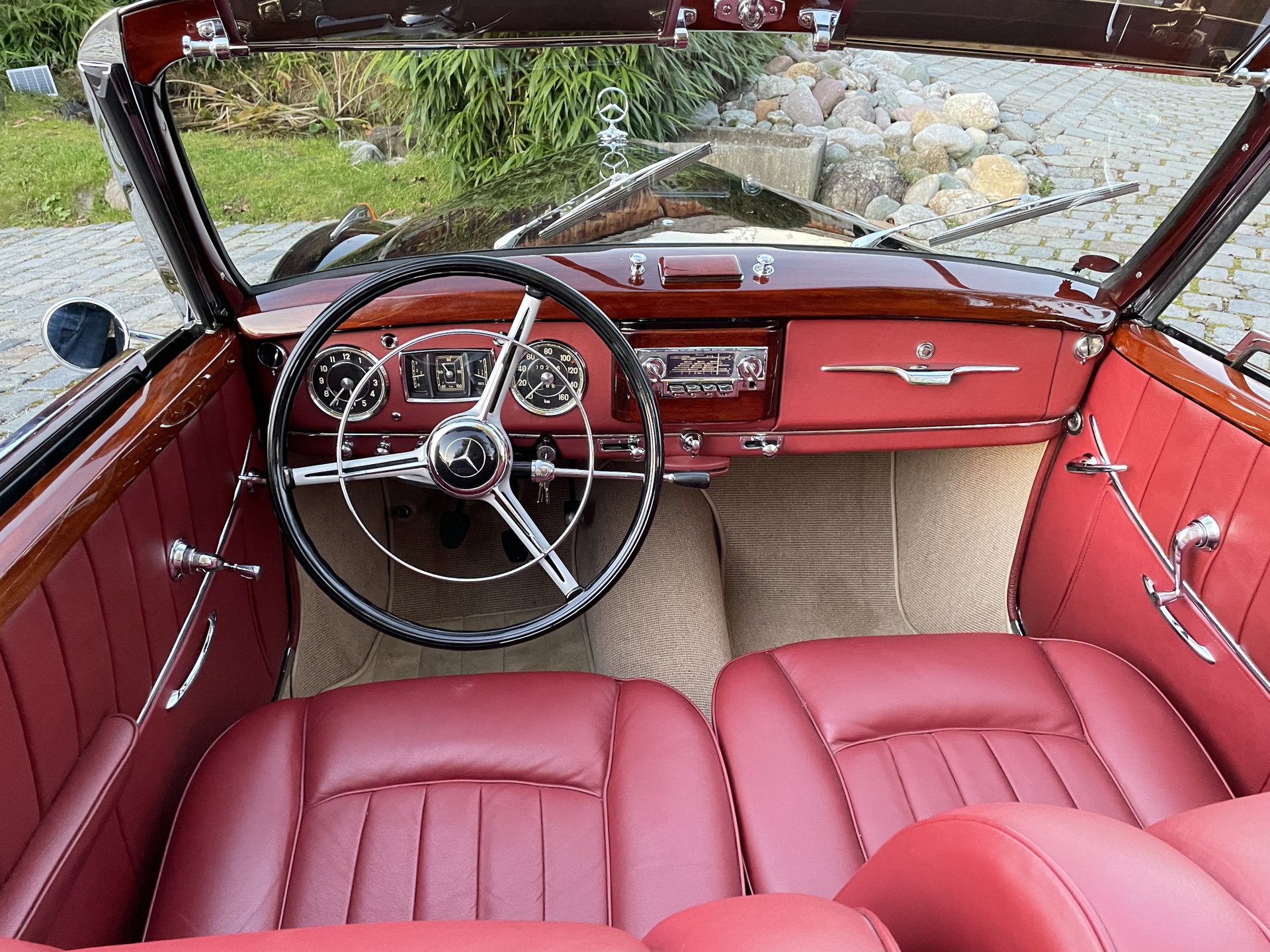 1954 Mercedes-Benz 220 - Cabriolet A First Class! Curved Windshield, foto 7