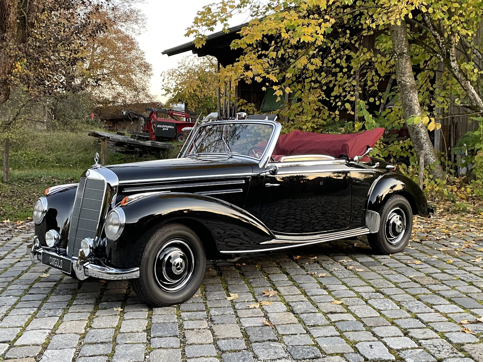 1954 Mercedes-Benz 220 - Cabriolet A First Class! Curved Windshield, foto 8