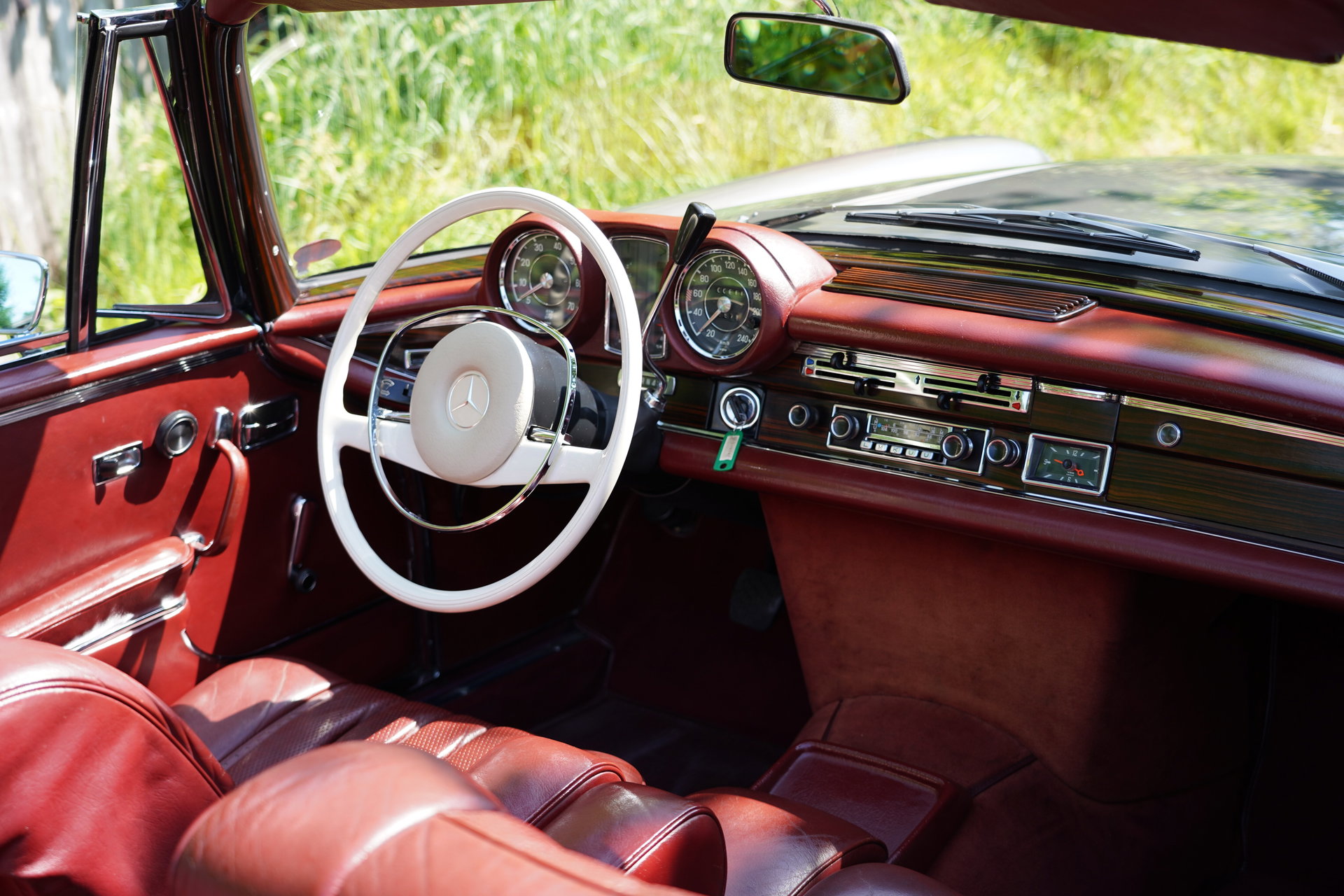 1971 Mercedes-Benz S-Class W111/112 - 280 SE Cabriolet Erstlack & Erstes Leder! 2. Hand / Flachkühler, foto 4