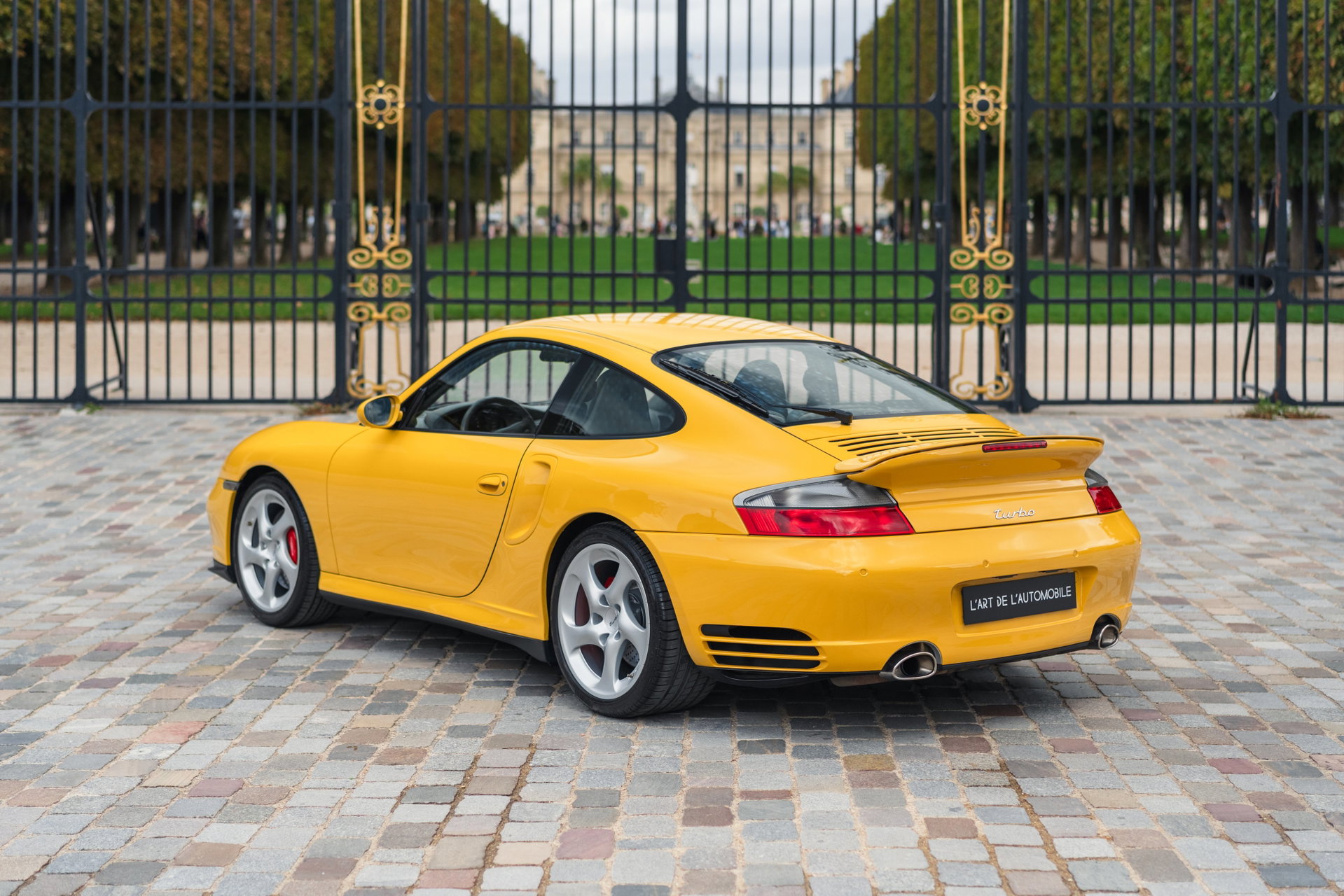 2001 Porsche 911 / 996 Turbo - Speed Yellow, first paint, serviced, foto 3