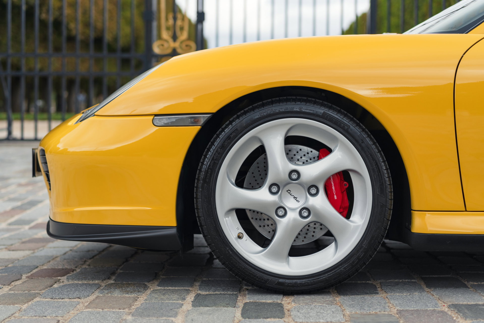 2001 Porsche 911 / 996 Turbo - Speed Yellow, first paint, serviced, foto 6