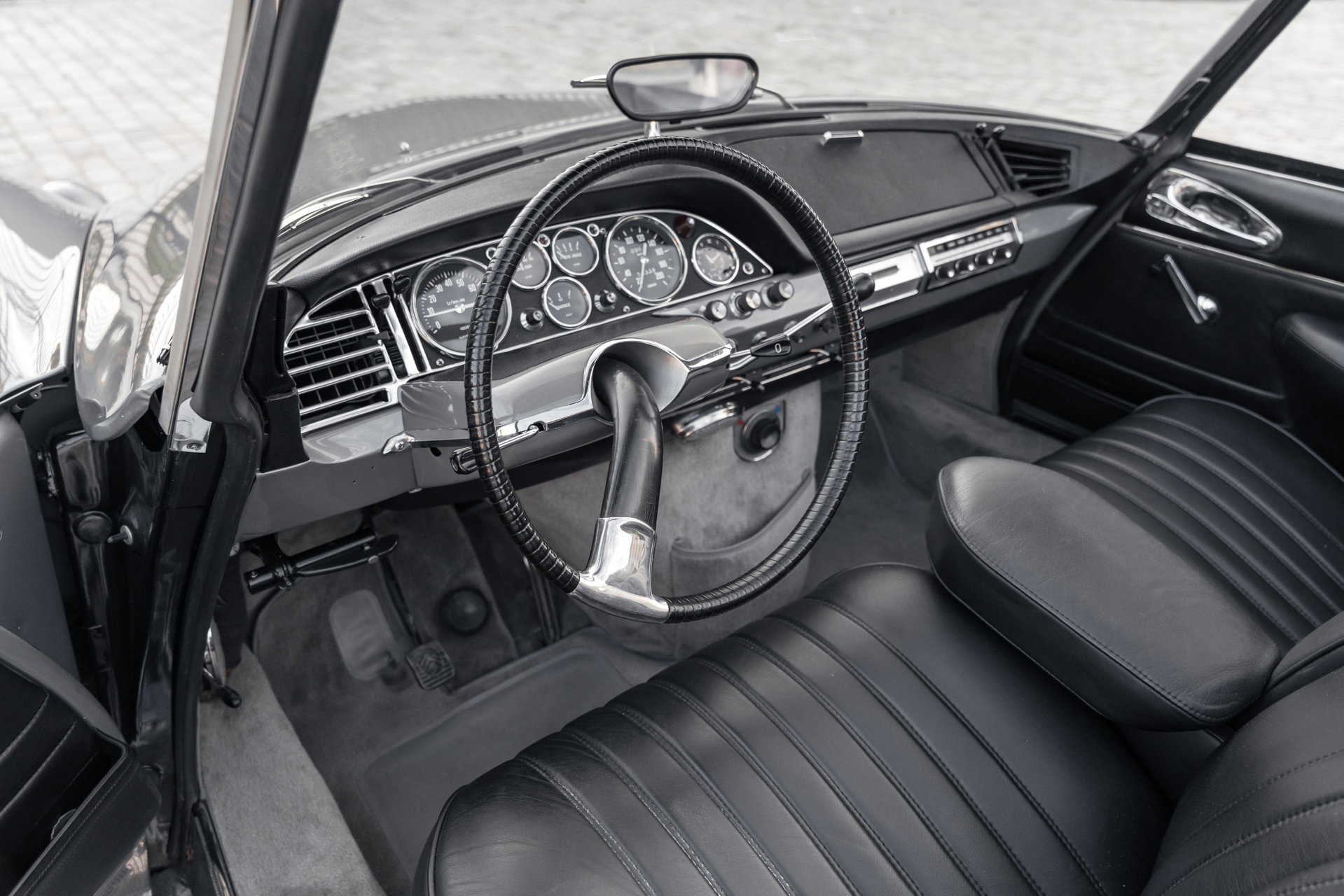 1966 Citroen DS - 21 M Cabriolet Chapron - Gris Palladium, fully restored, documented, foto 11