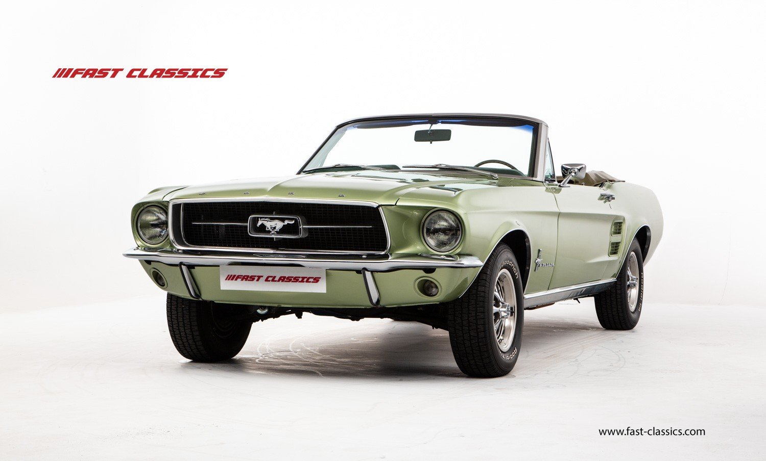 1967 Ford Mustang - FORD MUSTANG CONVERTIBLE // 1967 FACTORY 4-SPEED MANUAL // LIME GOLD METALLIC // HUGE HISTORY FILE, foto 3