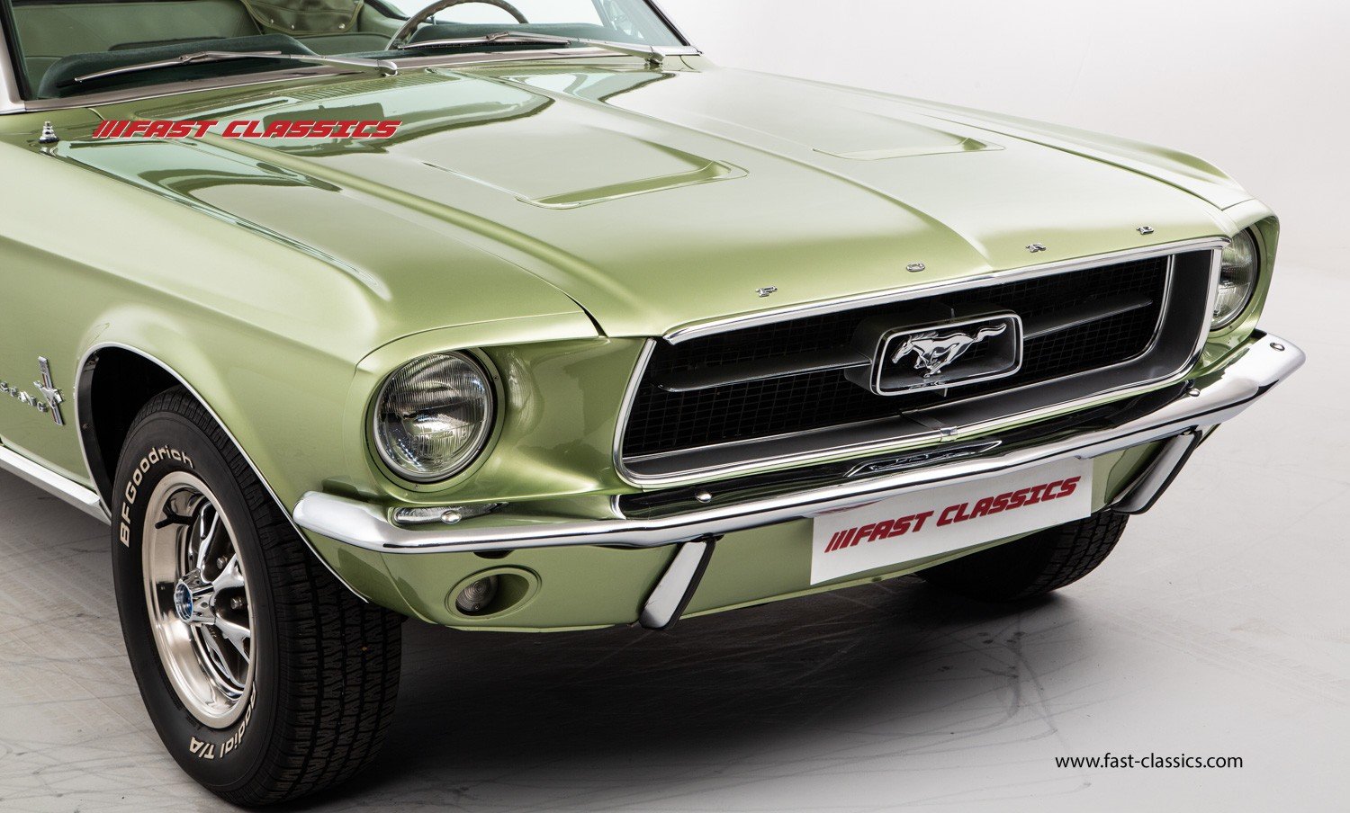 1967 Ford Mustang - FORD MUSTANG CONVERTIBLE // 1967 FACTORY 4-SPEED MANUAL // LIME GOLD METALLIC // HUGE HISTORY FILE, foto 11